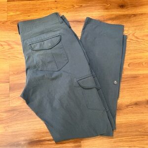Kuhl Women's Dark Gray Cargo Pants 12 Regular